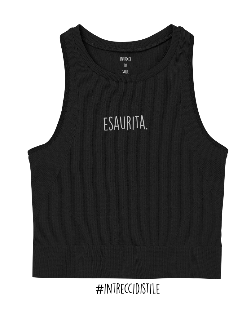 CROP TOP PRTSONALIZZATO ESAURITA