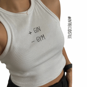 T-SHIRT PERSONALIZZATA +GIN -GYM