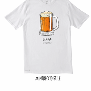 T-shirt personalizzata, birra