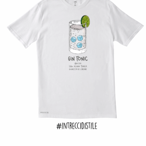 T-shirt personalizzata, gin tonic
